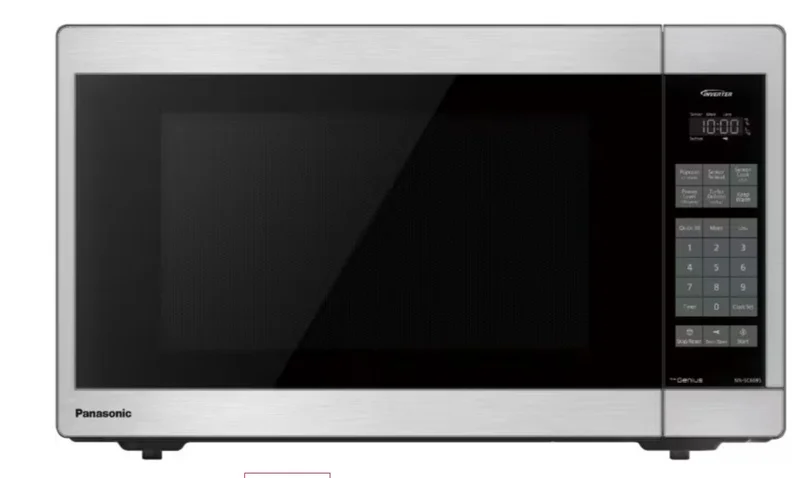 Panasonic - 1.3 cu. Ft Counter top Microwave in Stainless - NNSC669SC Stainless