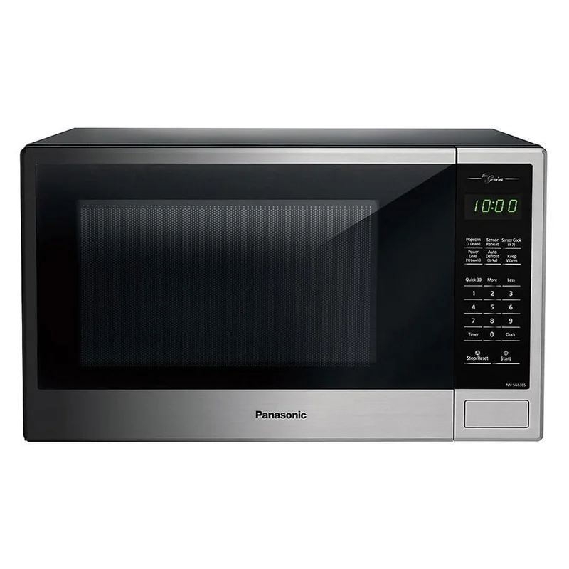 Panasonic - 1.3 cu. Ft Counter top Microwave in Stainless - NNSG636S Stainless