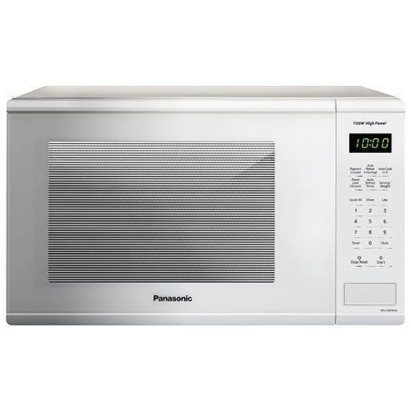 Panasonic - 1.3 cu. Ft Counter top Microwave in White - NNSG656W White