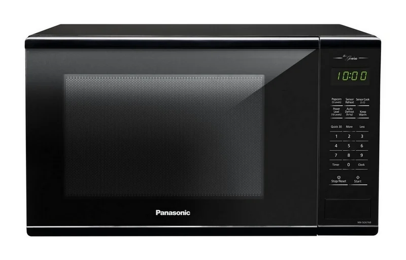 Panasonic - 1.3 cu. Ft Countertop Microwave in Black - NNSG676B Black