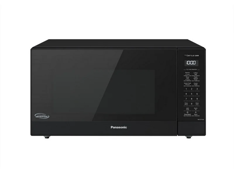Panasonic - 1.6 cu. Ft Counter top Microwave in Black - NNST75LB Black