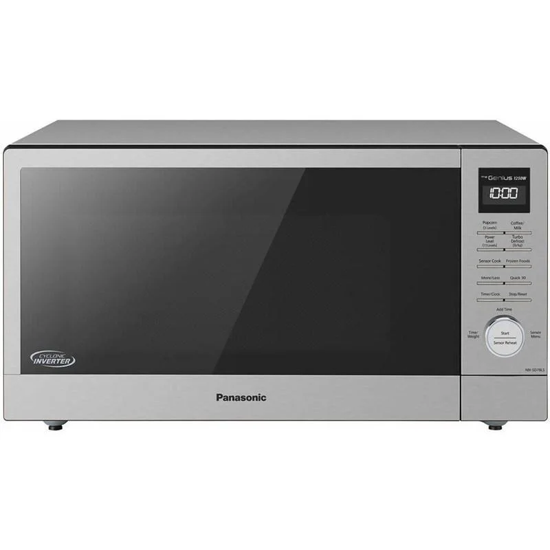 Panasonic - 1.6 cu. Ft Counter top Microwave in Stainless - NNSD78LS Stainless