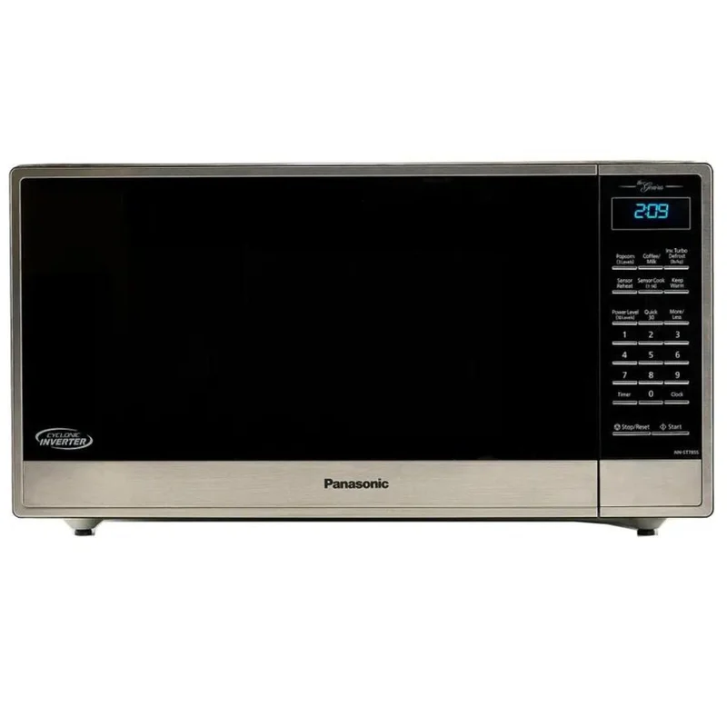 Panasonic - 1.6 cu. Ft Counter top Microwave in Stainless - NNST785SC Stainless