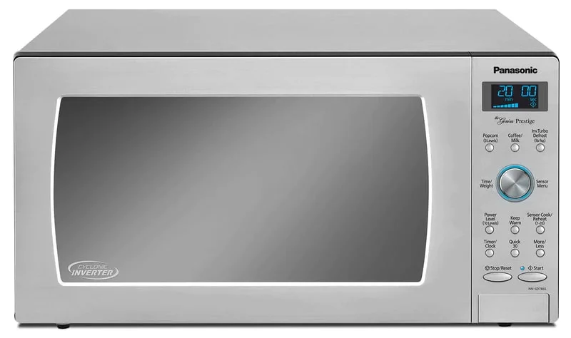 Panasonic - 1.6 cu. Ft Counter top Microwave in Stainless steel - NNSD786S Stainless
