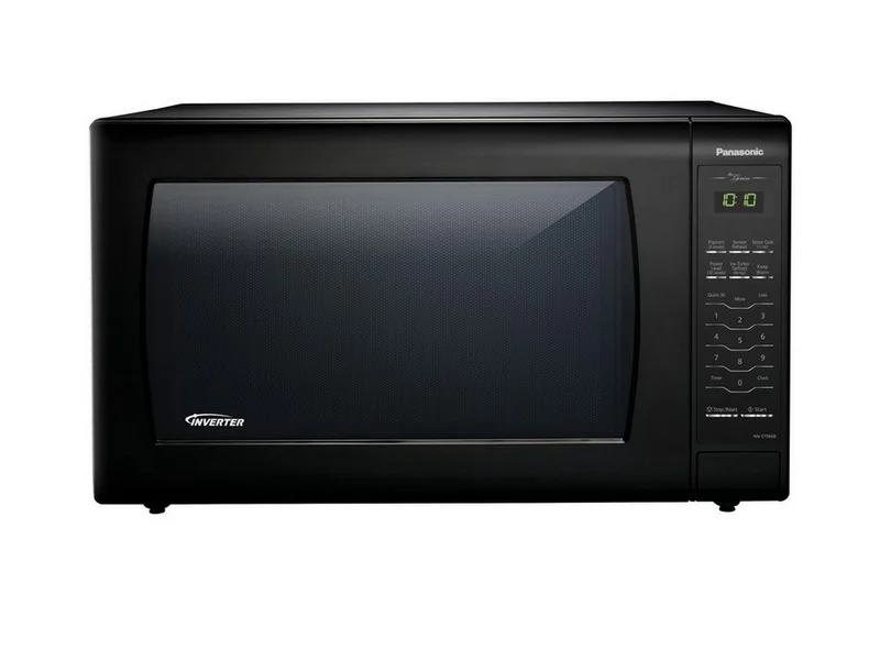 Panasonic - 2.2 cu. Ft Counter top Microwave in Black - NNST966B Black