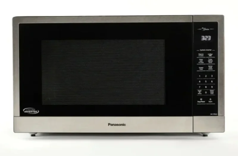 Panasonic - 2.2 cu. Ft Counter top Microwave in Stainless - NNST96JSC Stainless