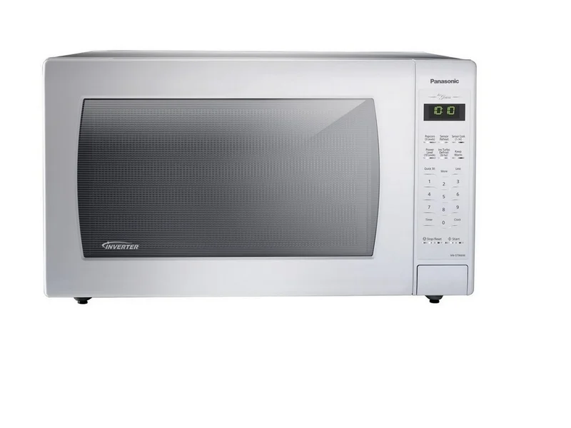 Panasonic - 2.2 cu. Ft Counter top Microwave in White - NNST966W White