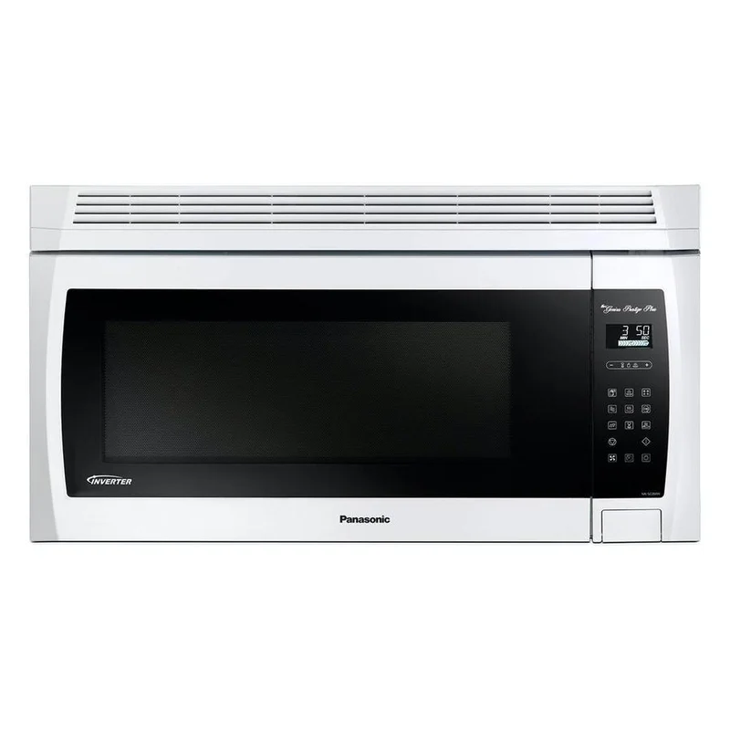 Panasonic - 2 cu. Ft Over the range Microwave in White - NNSE284W White
