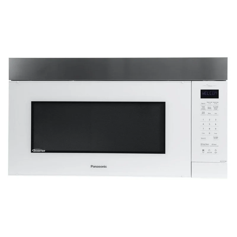 Panasonic - 2 cu. Ft Over the range Microwave in White - NNST27HW White