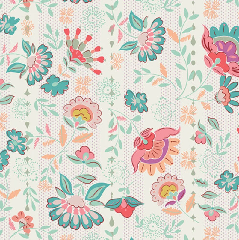 PARADISE GARDEN: Blossom Bazaar (1/4 Yard)