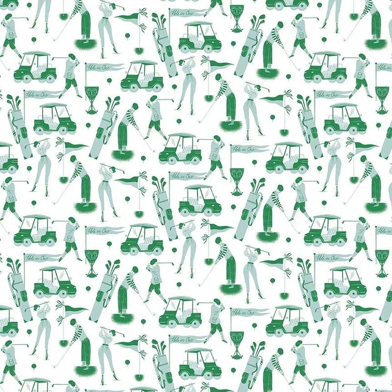 PARADISE ROYALE: May The Course Be with You-Multi (1/4 Yard)