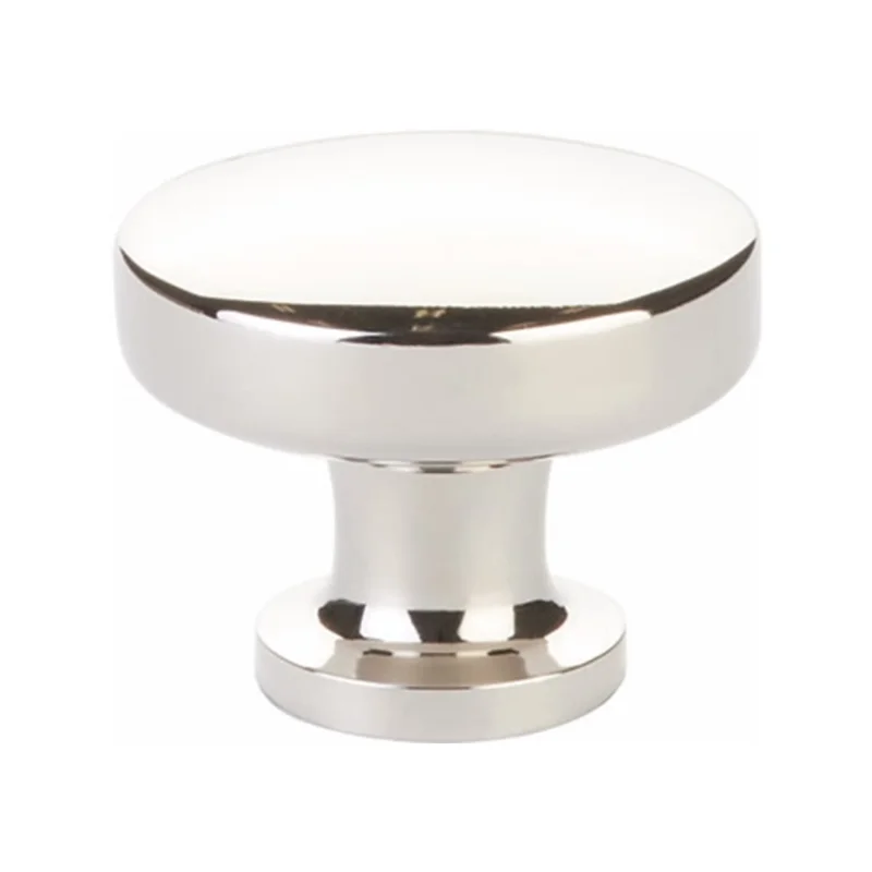 Paxton Cabinet Knob 1-1/4", Polished Nickel, Sold Individually