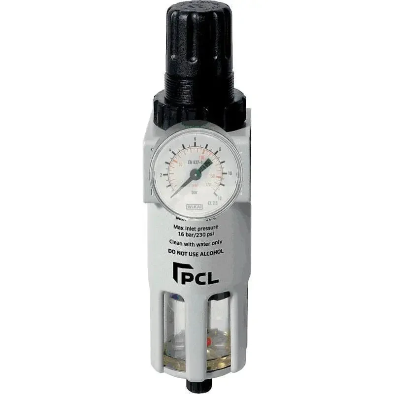 PCL Piggyback Filter - Regulator 0 - 170 PSI w/ 1/2 in FPT
