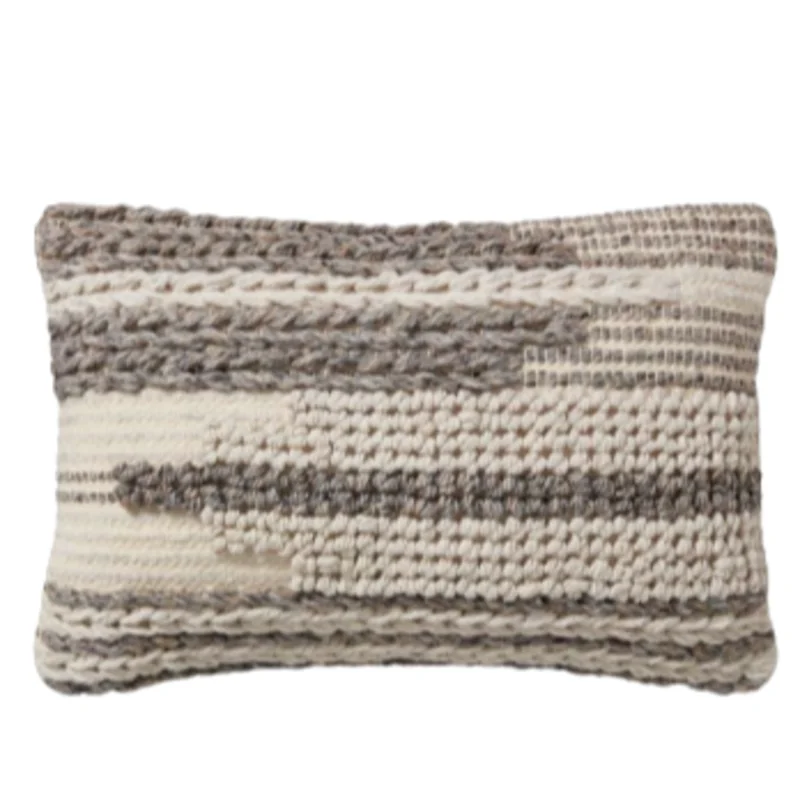 Ped0007 Grey / Natural, 13" x 21"