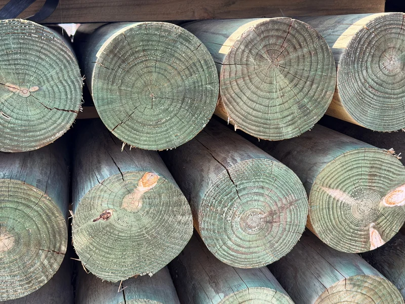 Perfect Posts 6" x 8' Corner & Gate Posts - Precision-Turned Wood Fence Posts