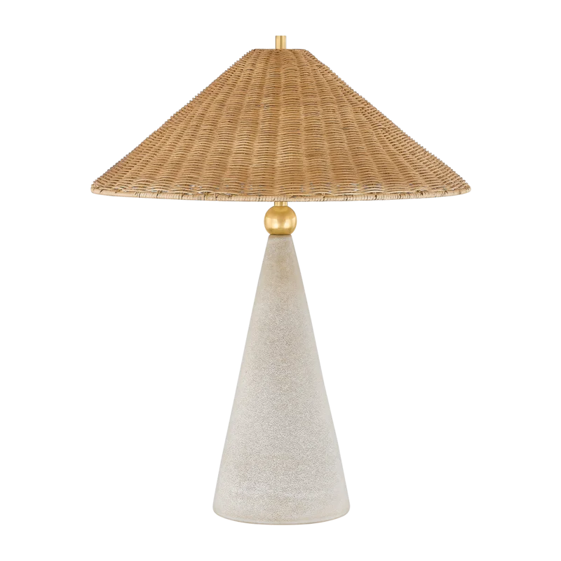 Perilla Table Lamp, 28"H