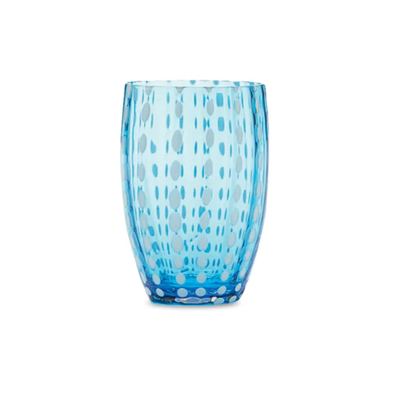 Perle Tumbler, Aquamarine