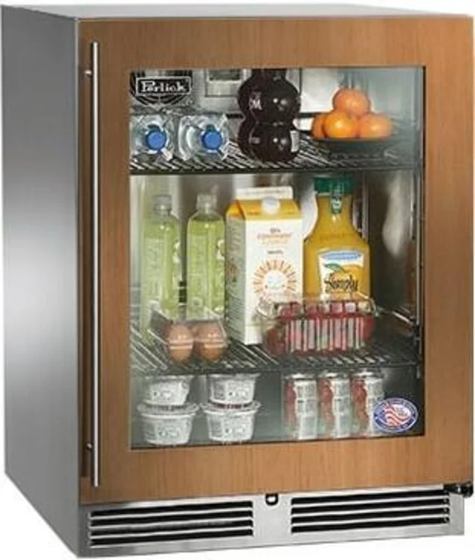 Perlick - 23.875 Inch 5.2 cu. ft Built In / Integrated Undercounter Refrigerator in Panel Ready - HP24RS-3-4R Panel Ready