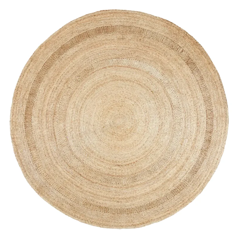 Petunia Round Rug, Natural