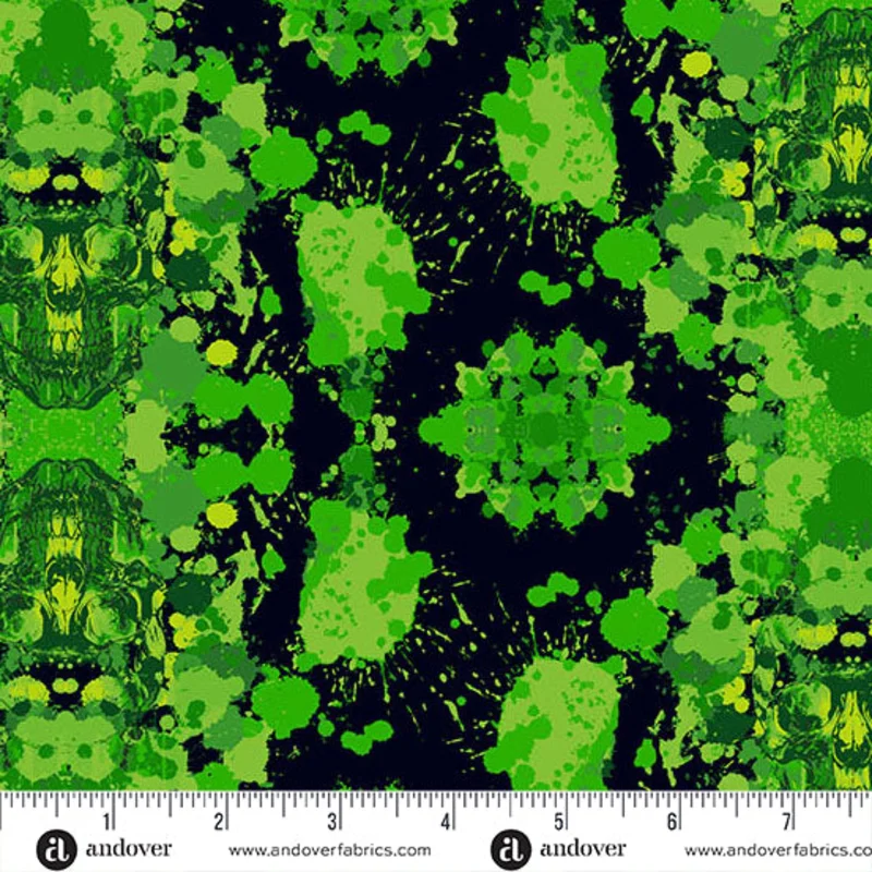 PHANTASM: Dark Damask-Venom (1/4 Yard)