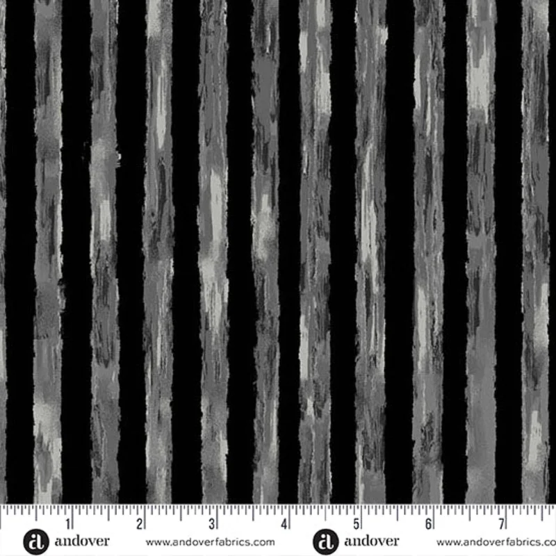 PHANTASM: Shadow Stripe-Ash (1/4 Yard)