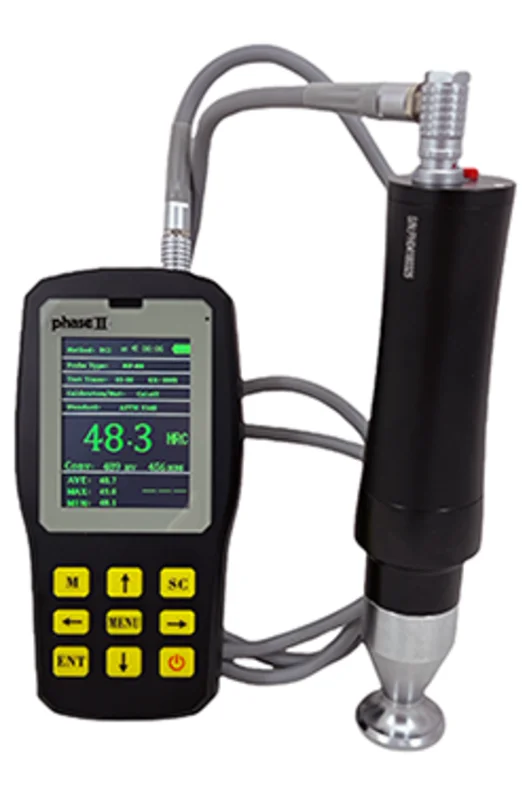 Phase II+ Portable Ultrasonic Hardness Tester w/ 1kgf Probe (Motorized), #PHT-6100