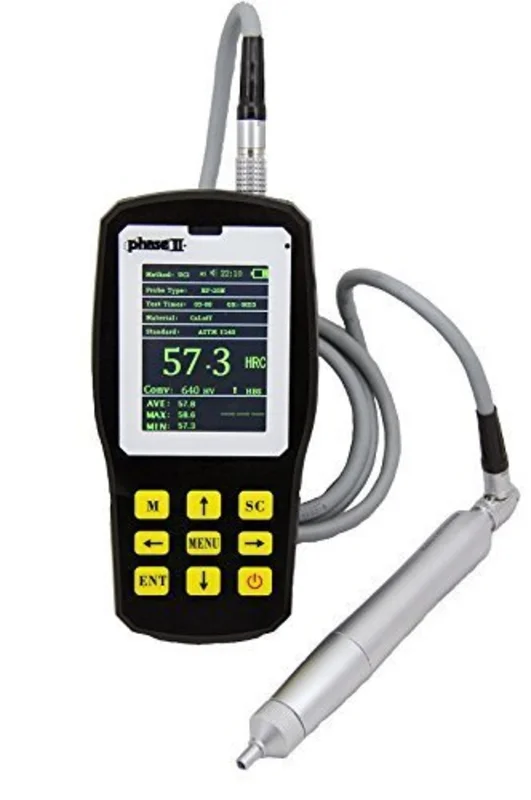 Phase II+ Portable Ultrasonic Hardness Tester w/ 5kgf Probe (Manual), #PHT-6005