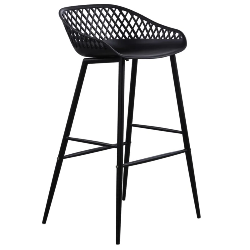 Piazza Barstool Black-M2