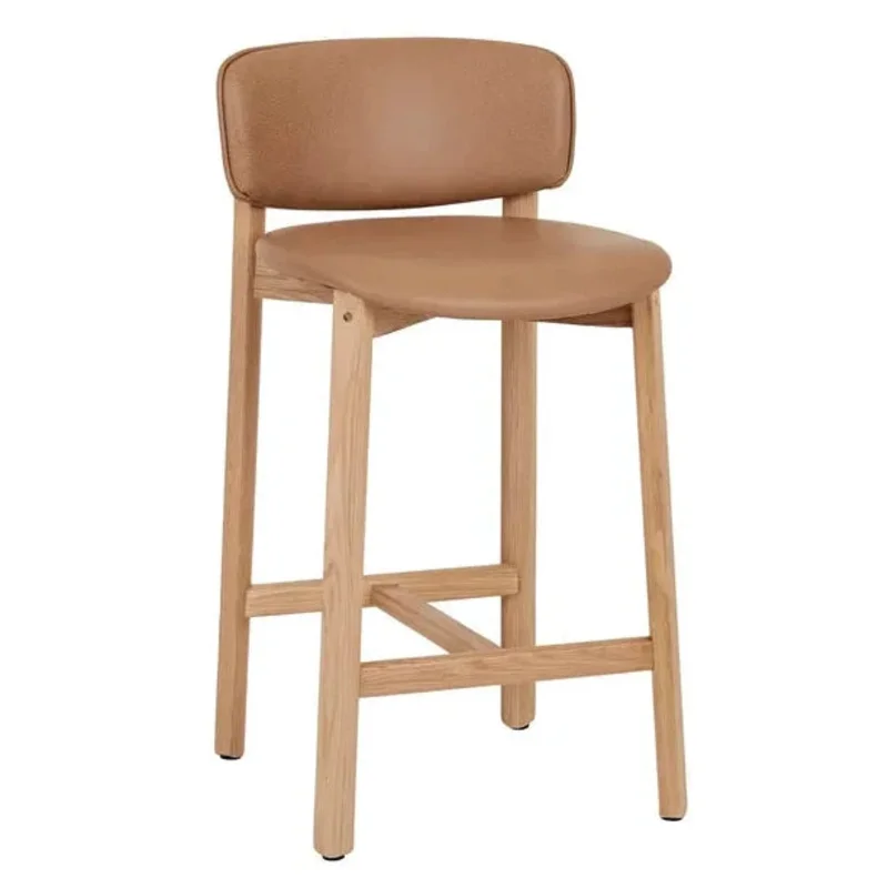 Pinta Counter Stool, Alabama Pecan Leather