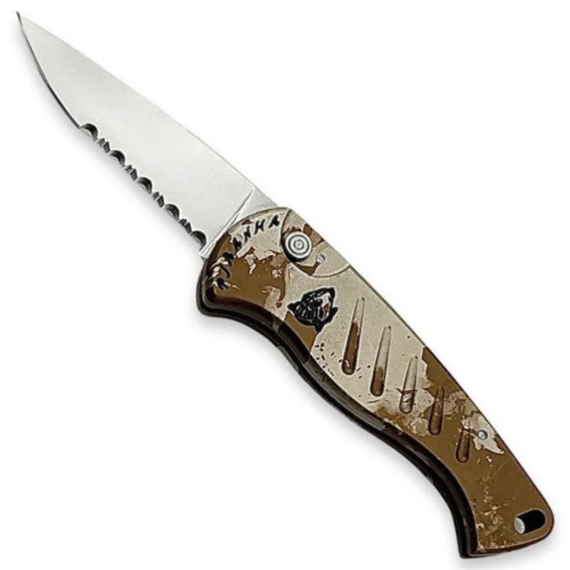 Piranha P-2CS - Camo Fingerling Serrated