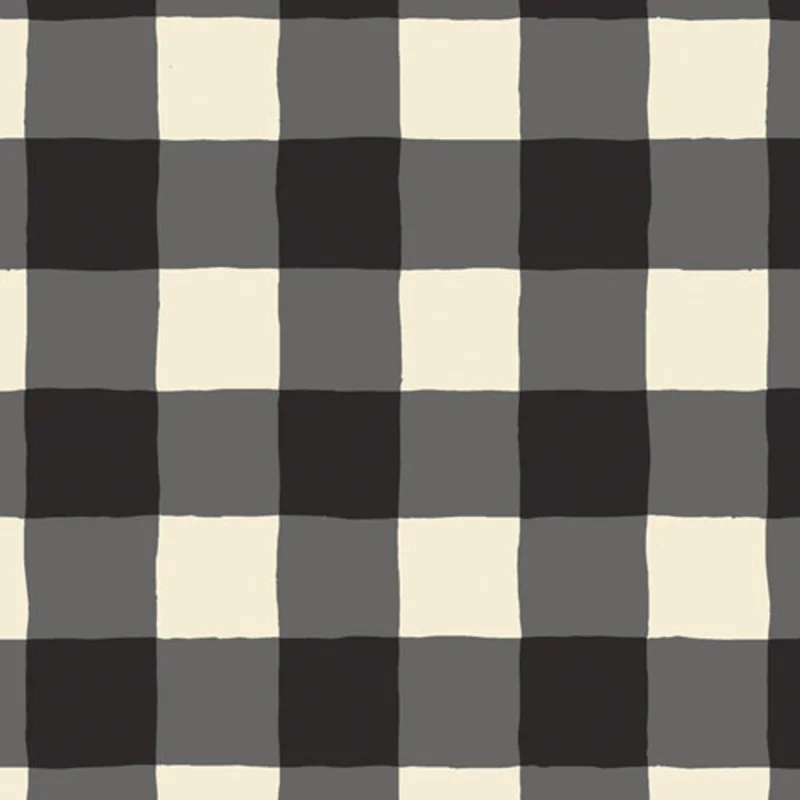 Plaid of my Dreams Snow in Rayon (1/4 Yard)