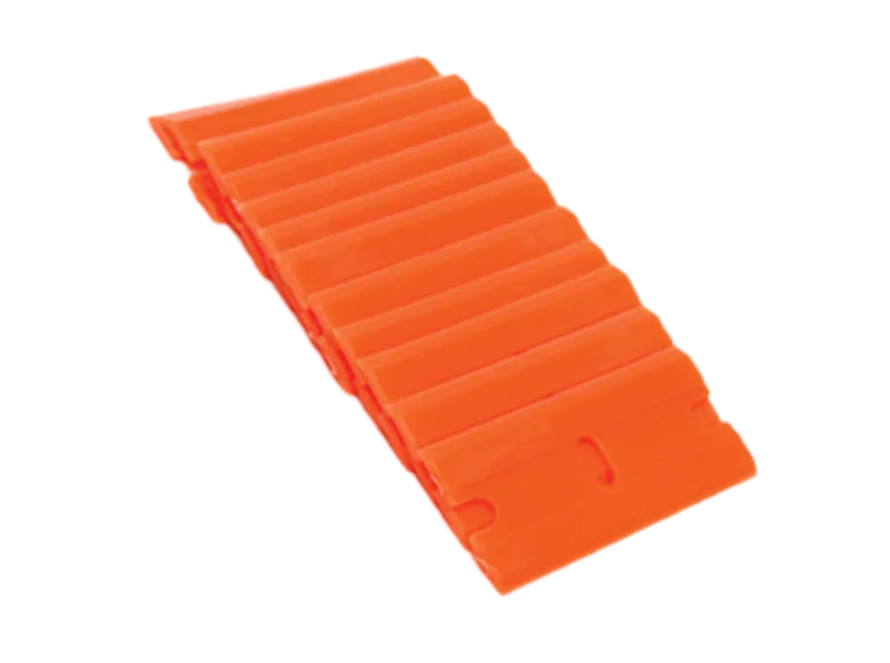 Plastic Double Edge Sharp Razor Blades-100/Pk