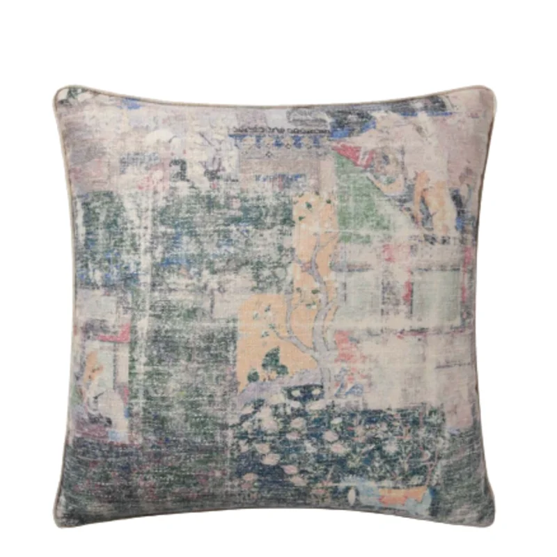 Pll0010 Navy / Multi, 22" x 22"