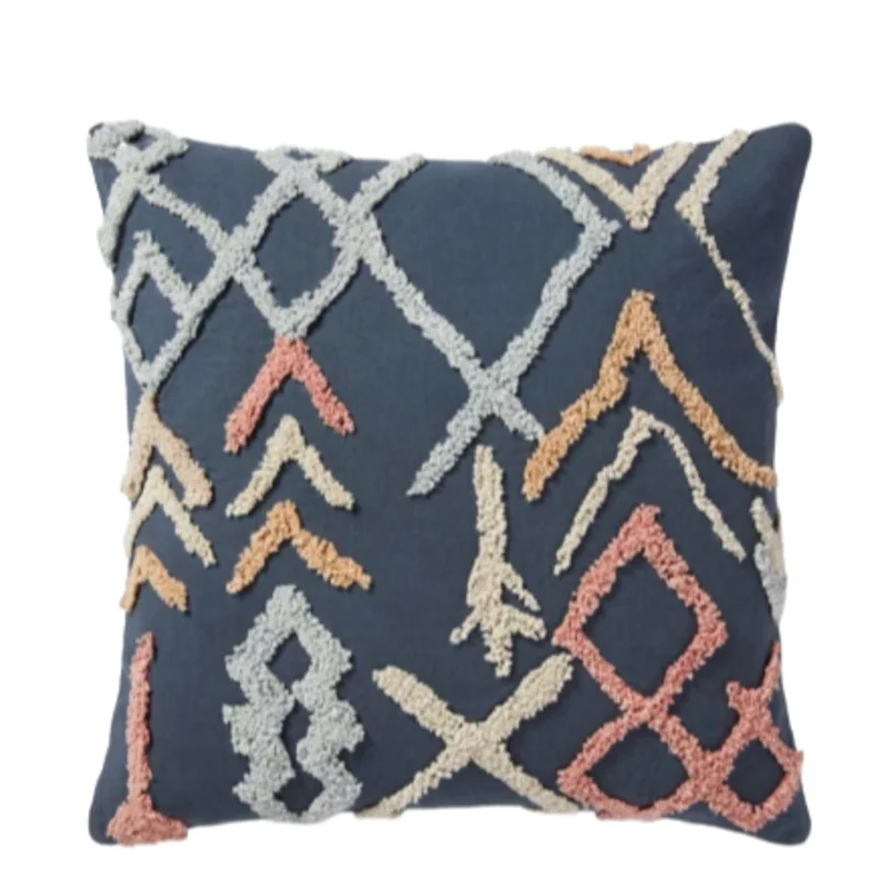 Pll0047 Blue / Multi, 22" x 22"