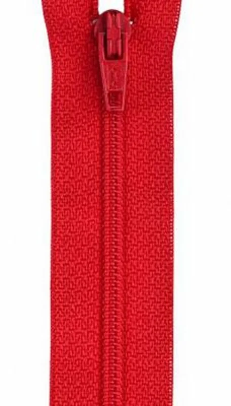 Polyester Zipper 12", Atom Red