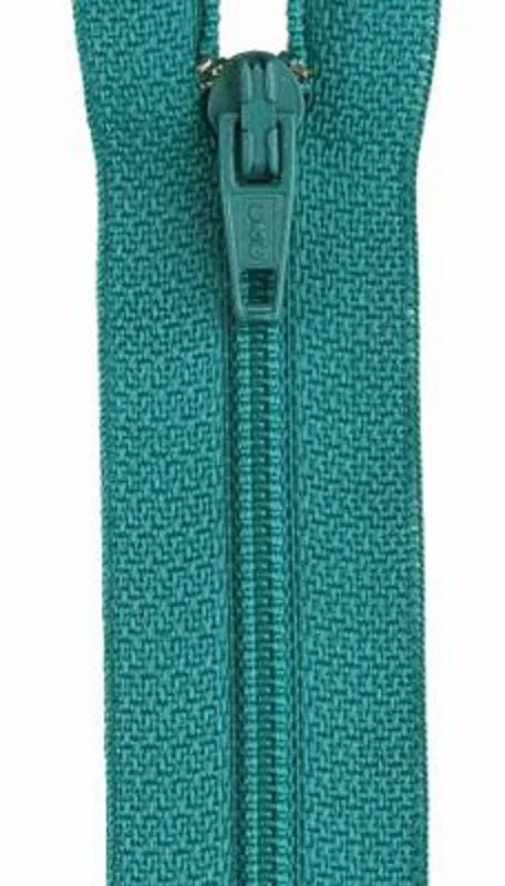 Polyester Zipper 12", Blue Turquoise