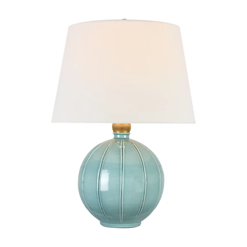 Ponteil 26" Table Lamp - Crackled Robin, 26"H