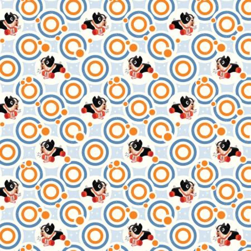 POP 'N PLAY: Bubble Dots-Le Creme (1/4 Yard)