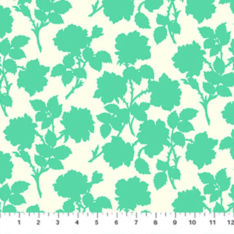 POP SUGAR: Bramble-Turquoise (1/4 Yard)