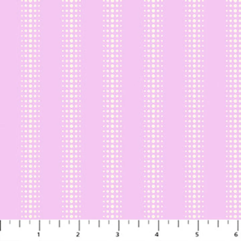 POP SUGAR: Dot Stripe-Orchid (1/4 Yard)