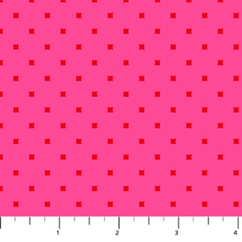 POP SUGAR: Lottie Dot-Raspberry (1/4 Yard)