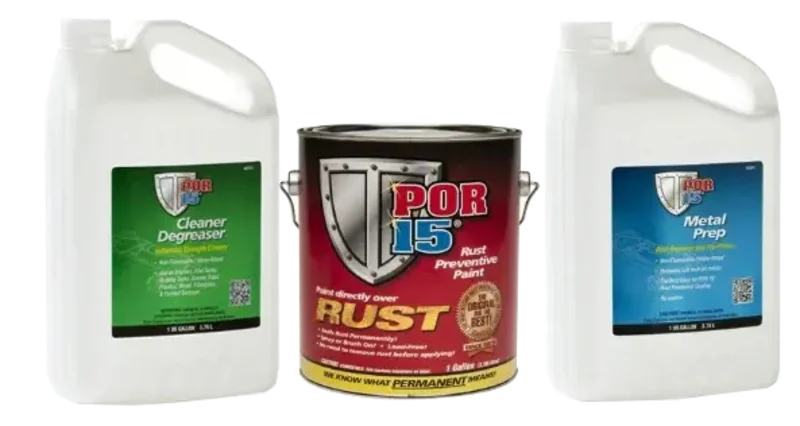POR15- 3 gallon kit Rust Prevenitive Paint Gloss Black