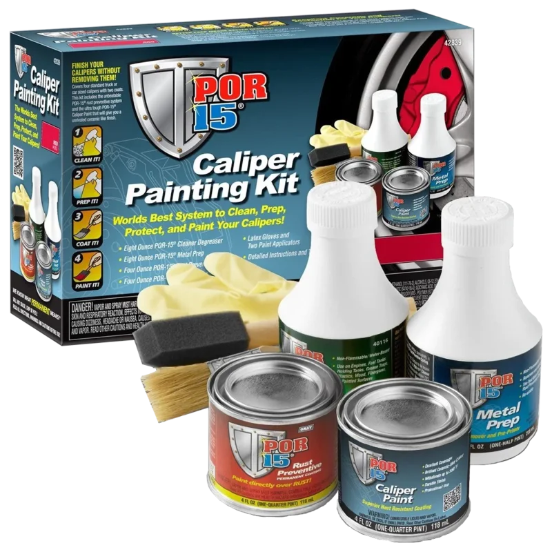 POR15 Caliper Painting Kit TEMP Red