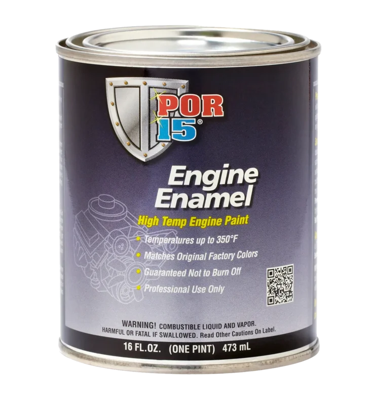 POR15 Engine Enamel-Pint Aluminum