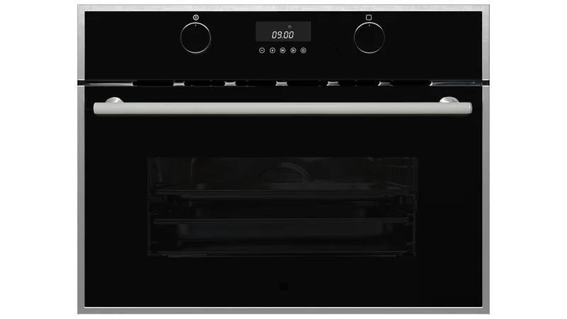 Porter & Charles - 1.3 cu. Ft Built In Microwave in Black Stainless - MWPS60TM Black Stainless