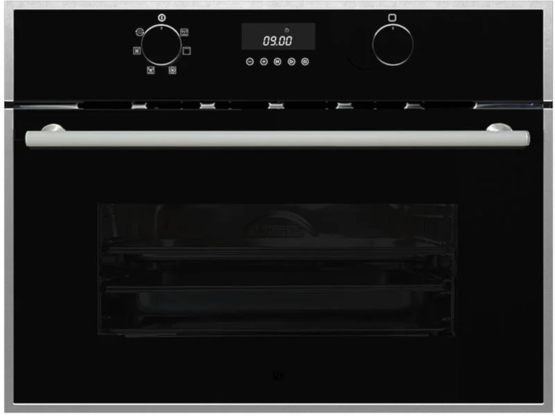 Porter & Charles - 1.3 cu. ft Steam Wall Oven in Black Stainless - STPS60TM-1 Black Stainless