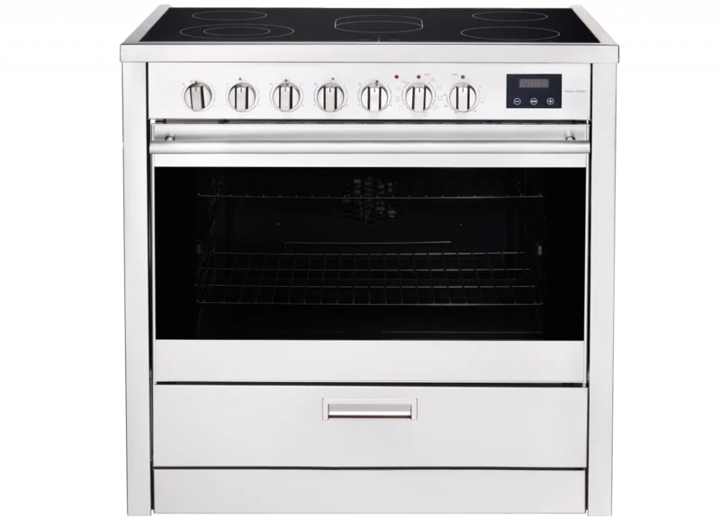 Porter & Charles - 4.3 cu. ft  Electric Range in Stainless - FEC90B3 Stainless