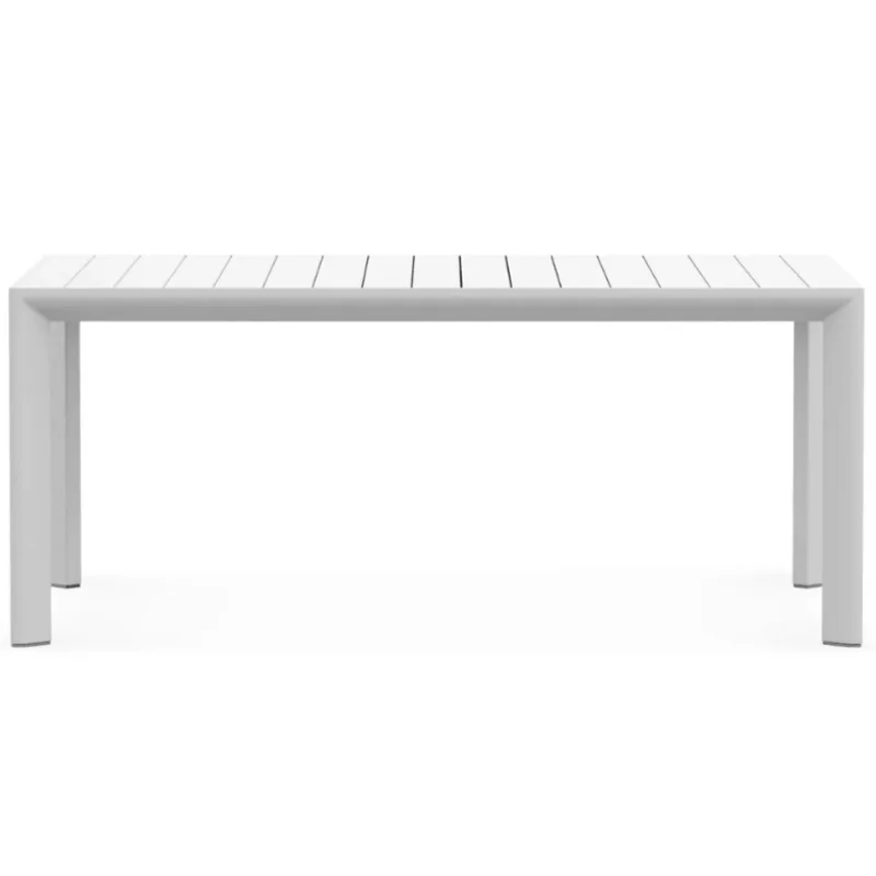 Porto 72" Dining Table, White, 72.24"W x 41.93"D