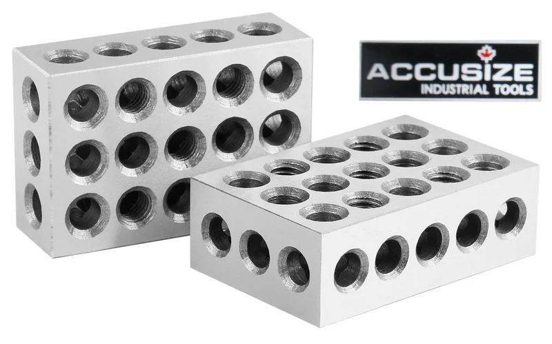Precision Block Sets, Metric and Inch, 2 Ps Set(1 Pair Set)