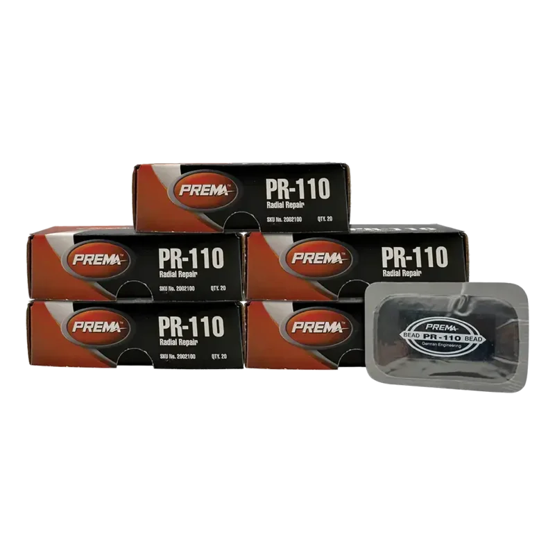 Prema PR-110 Radial Tire Patches, Bulk - 3.25" x 2.25" (100 Units)